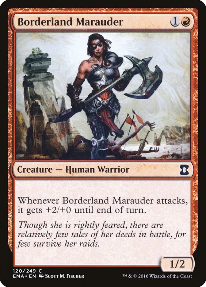 Borderland Marauder 120 card from Eternal Masters