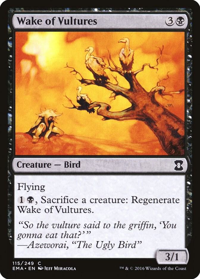 Wake of Vultures 115 card from Eternal Masters