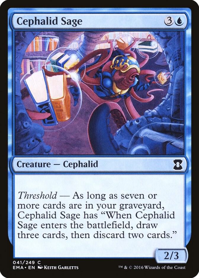 Cephalid Sage 41 card from Eternal Masters