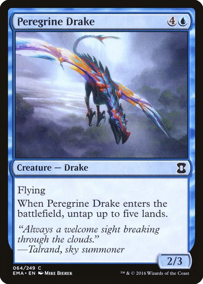 Peregrine Drake 64 card from Eternal Masters