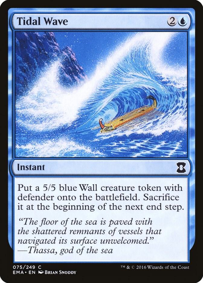 Tidal Wave 75 card from Eternal Masters
