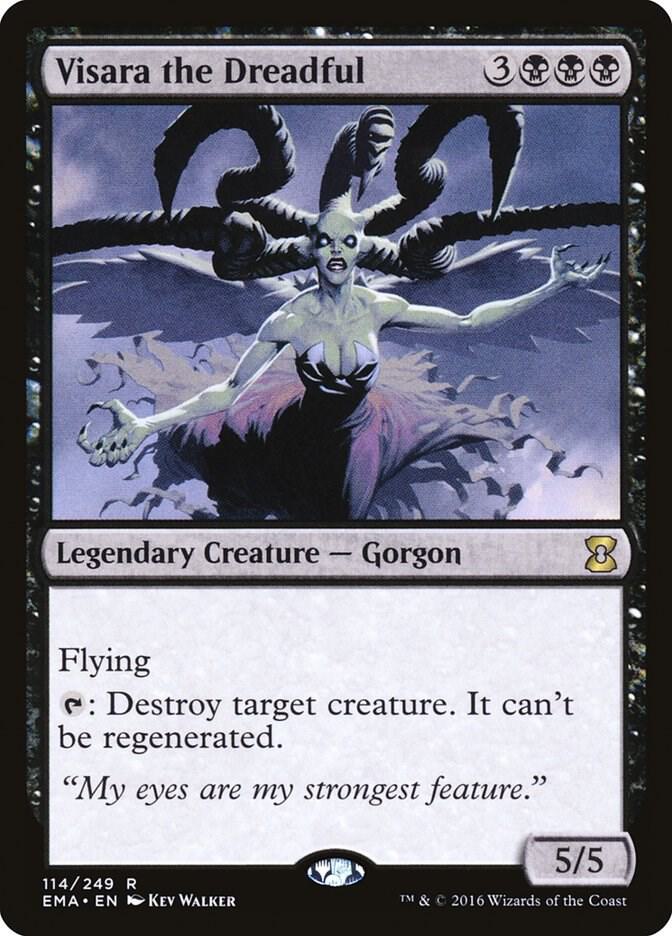 Visara the Dreadful 114 card from Eternal Masters