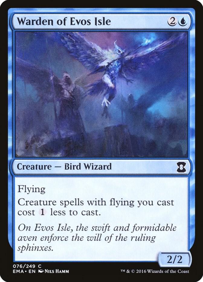 Warden of Evos Isle 76 card from Eternal Masters