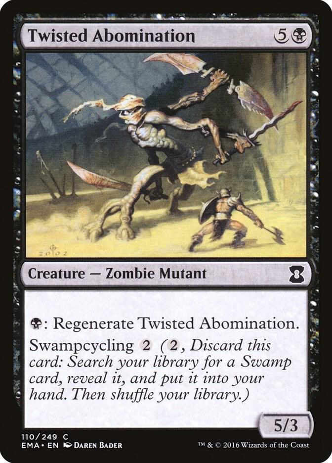 Twisted Abomination 110 card from Eternal Masters