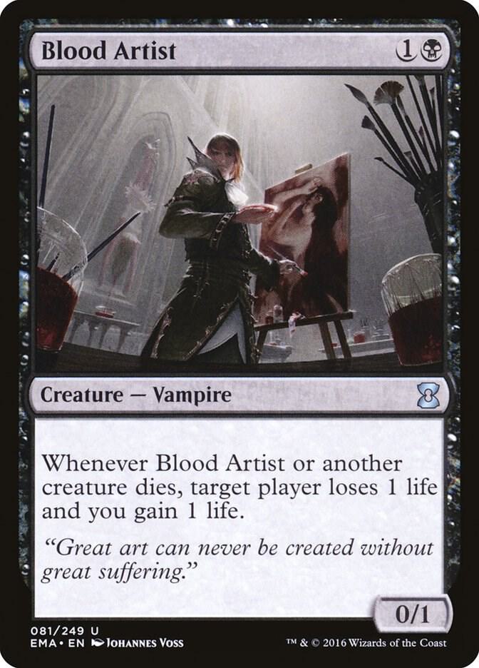 Blood Artist 81 card from Eternal Masters
