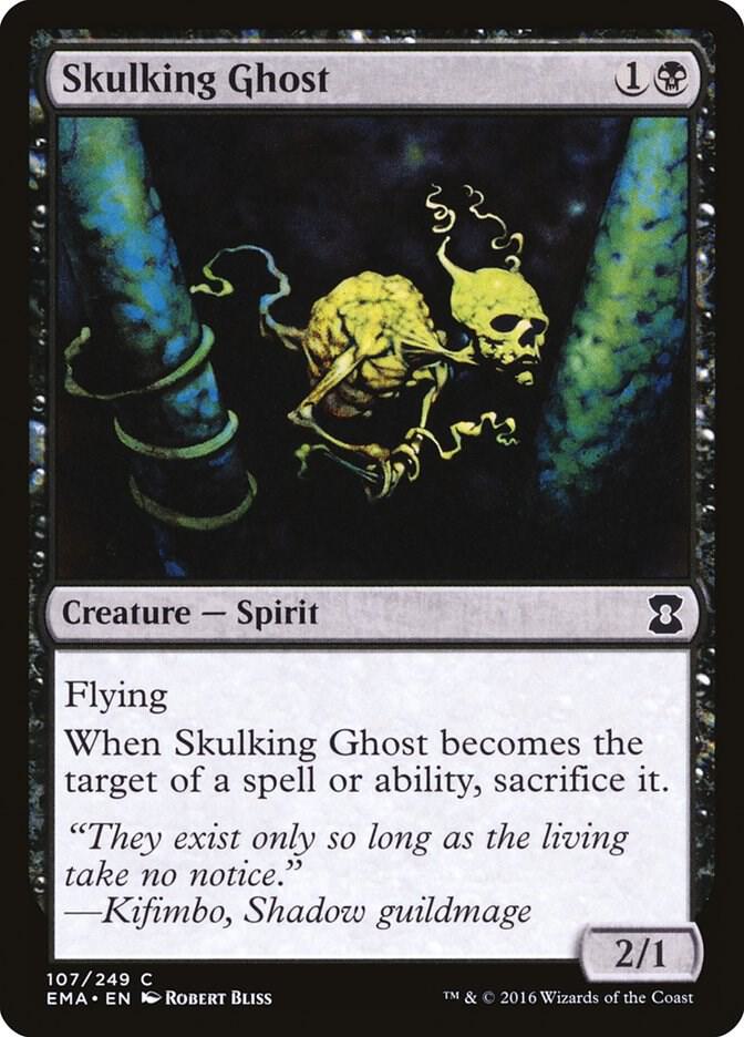 Skulking Ghost 107 card from Eternal Masters