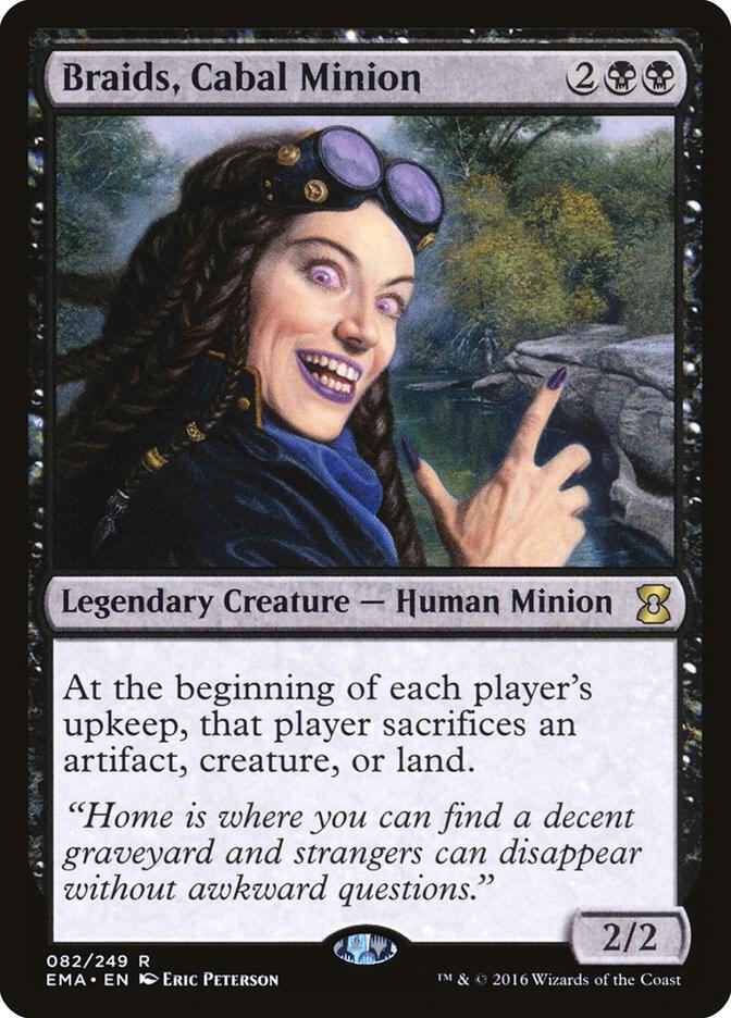 Braids, Cabal Minion 82 card from Eternal Masters