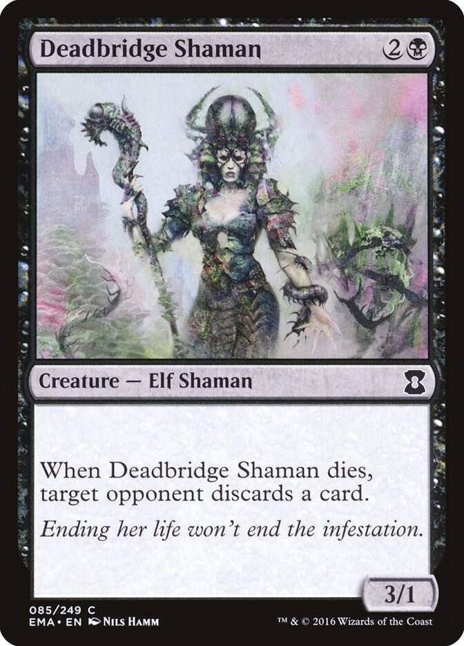 Deadbridge Shaman 85 card from Eternal Masters