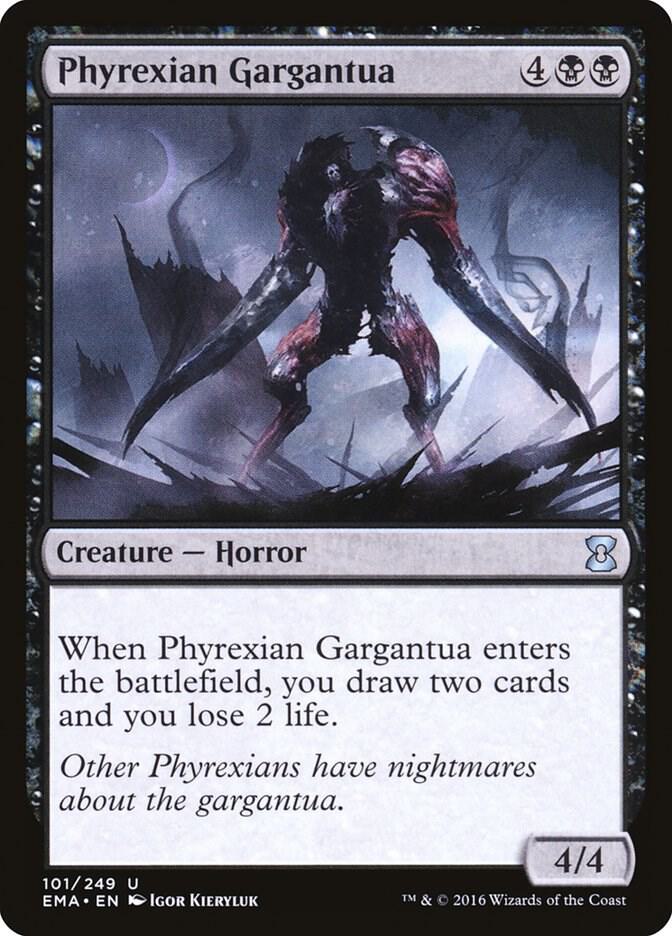 Phyrexian Gargantua 101 card from Eternal Masters