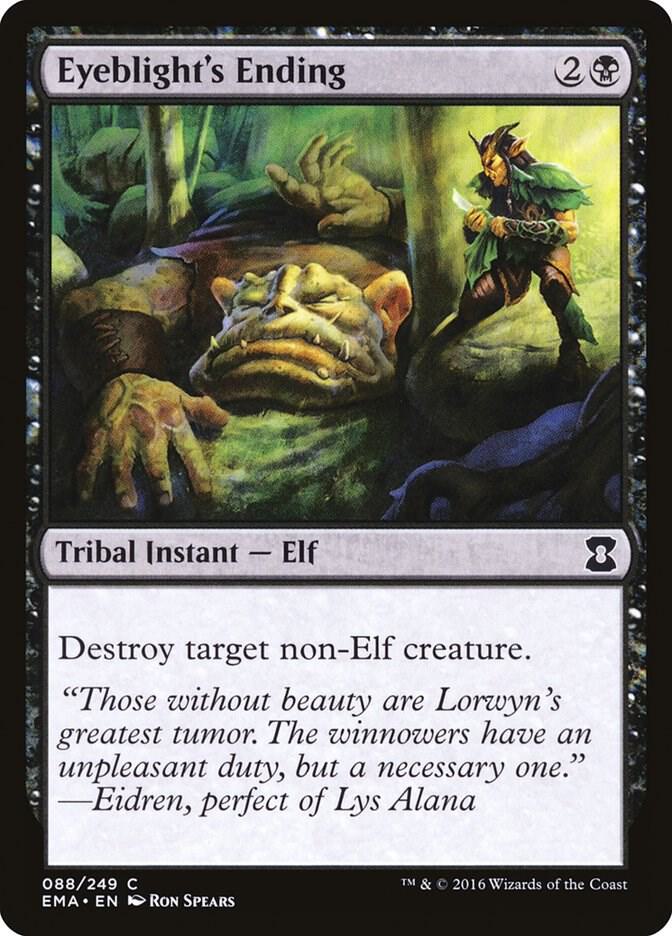 Eyeblight's Ending 88 card from Eternal Masters