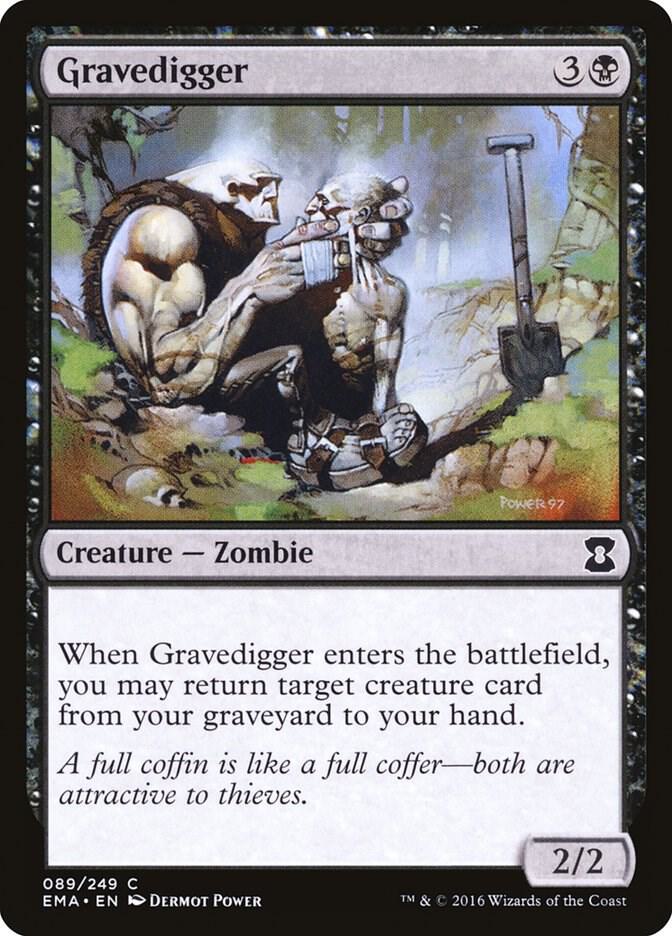 Gravedigger 89 card from Eternal Masters