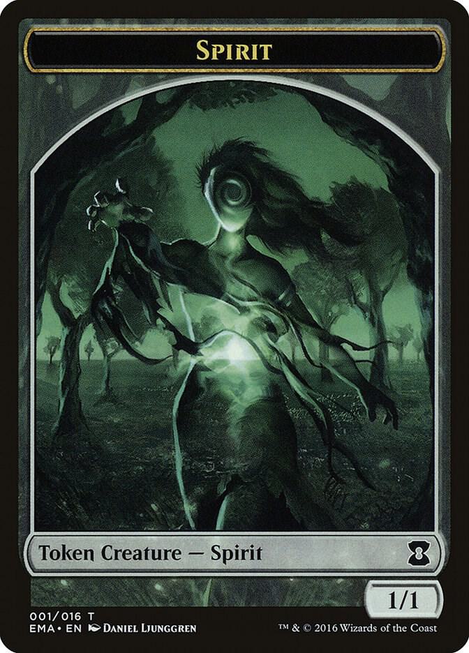 Spirit Token 1 card from Eternal Masters