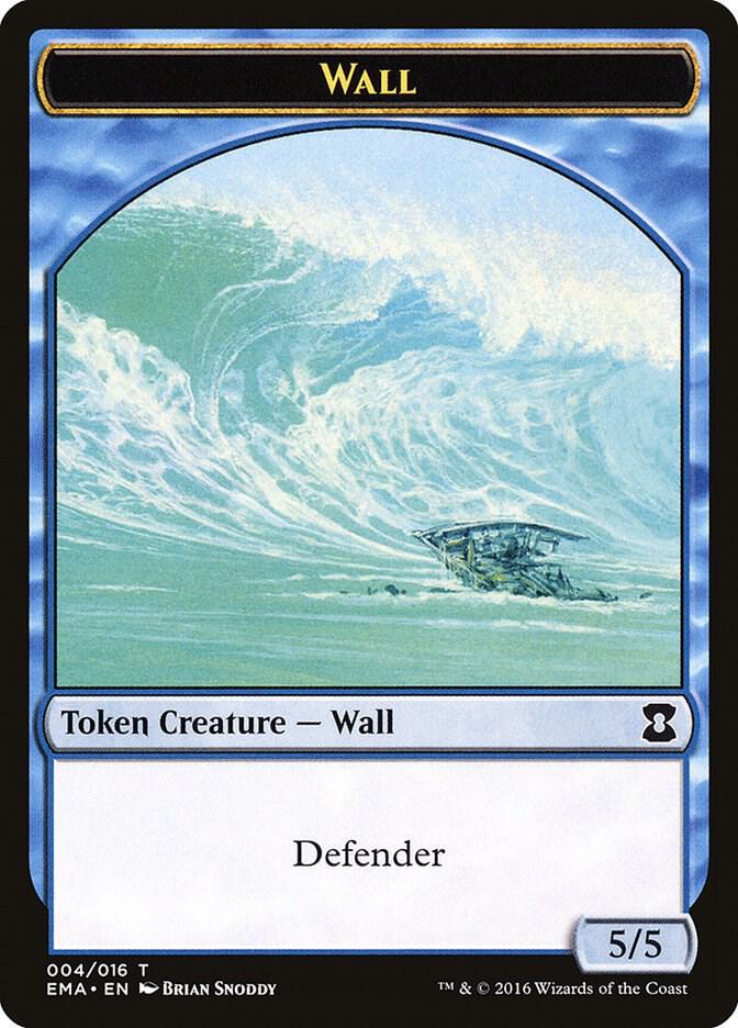 Wall Token 4 card from Eternal Masters