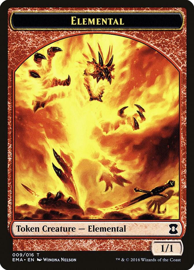 Elemental Token 9 card from Eternal Masters