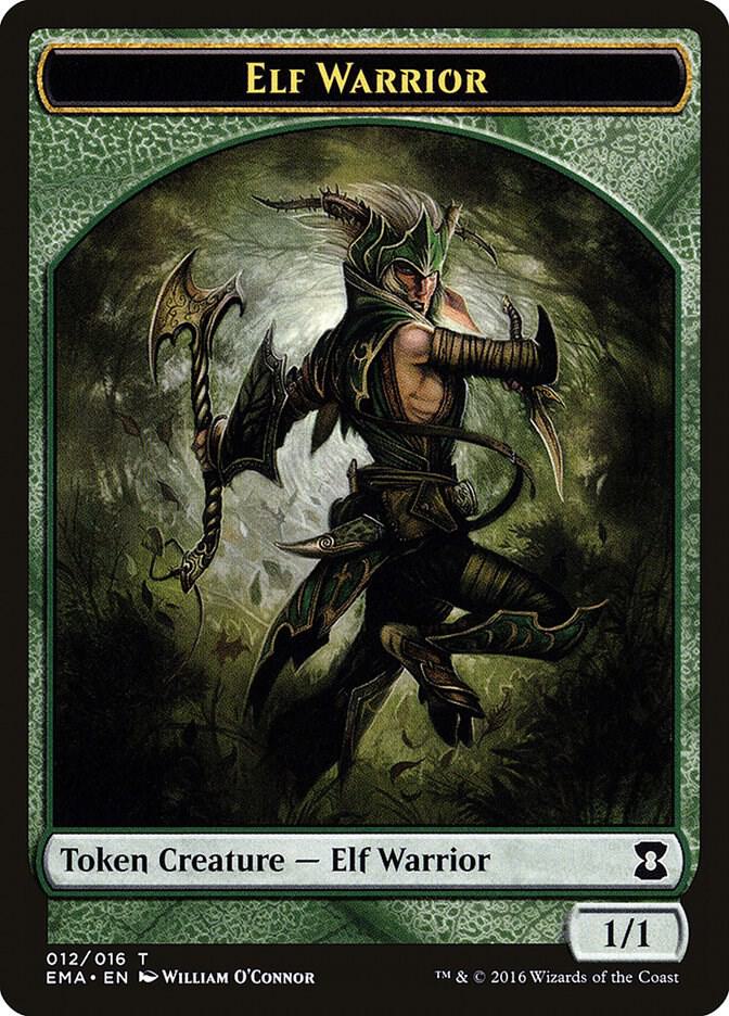 Elf Warrior Token 12 card from Eternal Masters