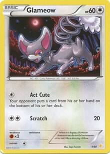 Glameow (27) 27/30 card from XY Trainer Kit: Pikachu Libre & Suicune