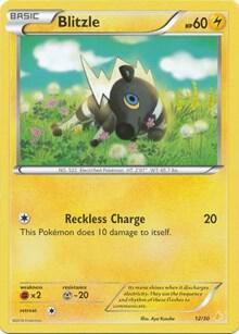 Blitzle (26) 26/30 card from XY Trainer Kit: Pikachu Libre & Suicune