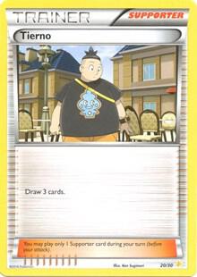 Tierno (20 - Pikachu Libre Deck) 20/30 card from XY Trainer Kit: Pikachu Libre & Suicune