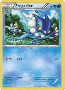 Frogadier (21) 21/30 card from XY Trainer Kit: Pikachu Libre & Suicune