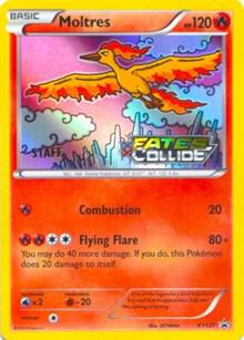 Moltres (Prerelease) [Staff] XY127 card from XY Promos
