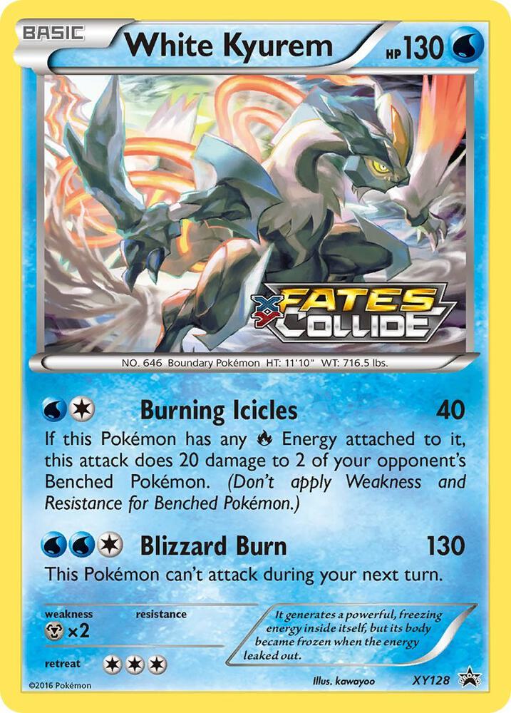 White Kyurem (Prerelease) XY128 card from XY Promos