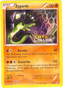 Zygarde (Prerelease) [Staff] XY129 card from XY Promos