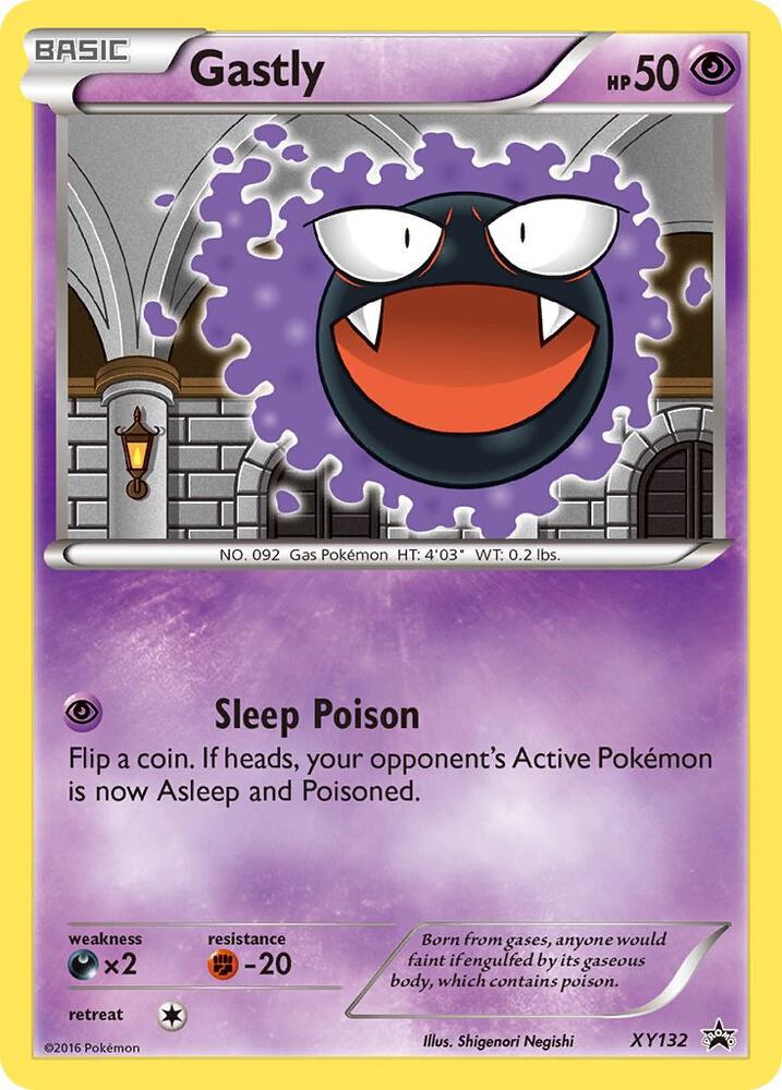 Gastly XY132 card from XY Promos