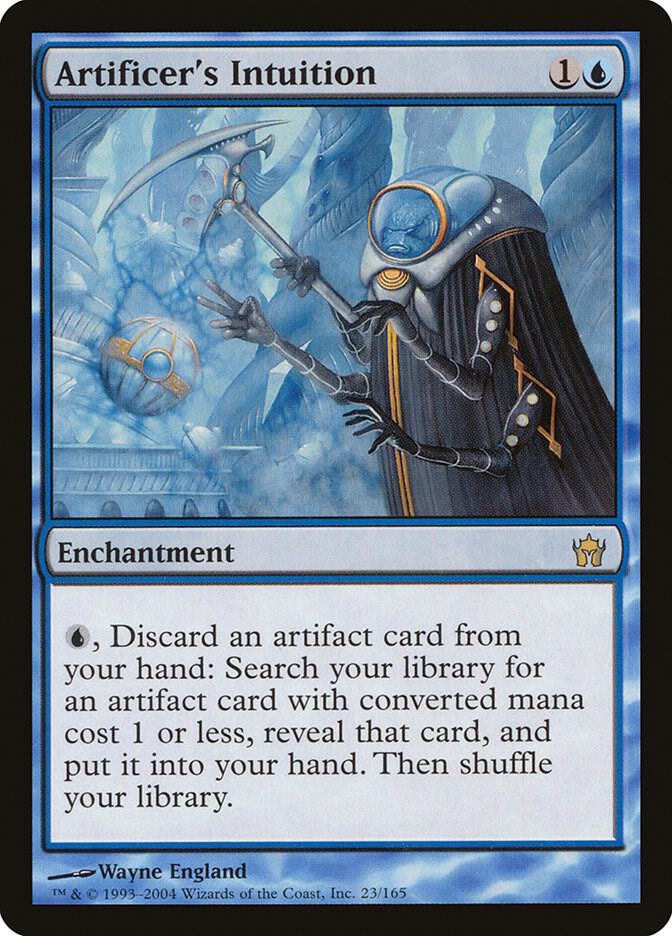 Artificer's Intuition 23 card from Fifth Dawn