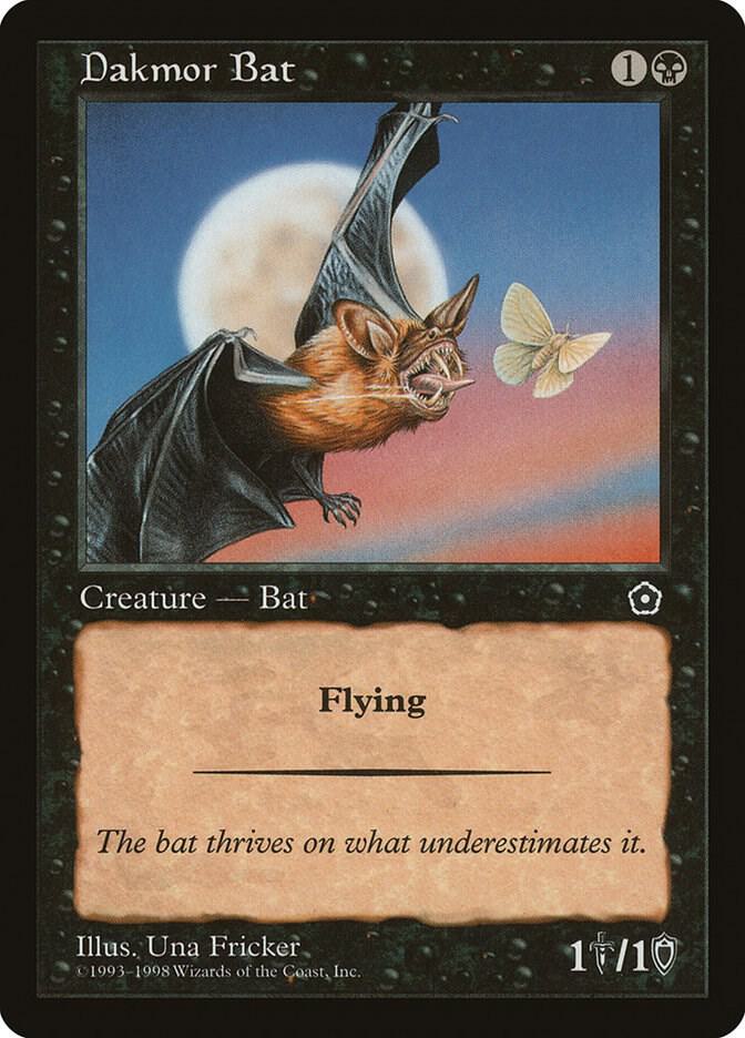 Dakmor Bat card from Portal Second Age