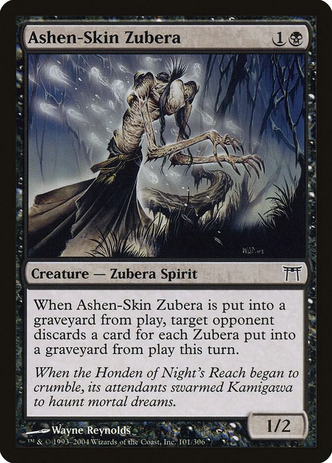 Ashen-Skin Zubera 101 card from Champions of Kamigawa