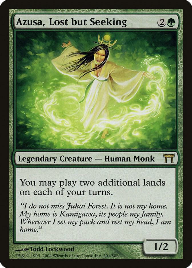 Azusa, Lost but Seeking 201 card from Champions of Kamigawa