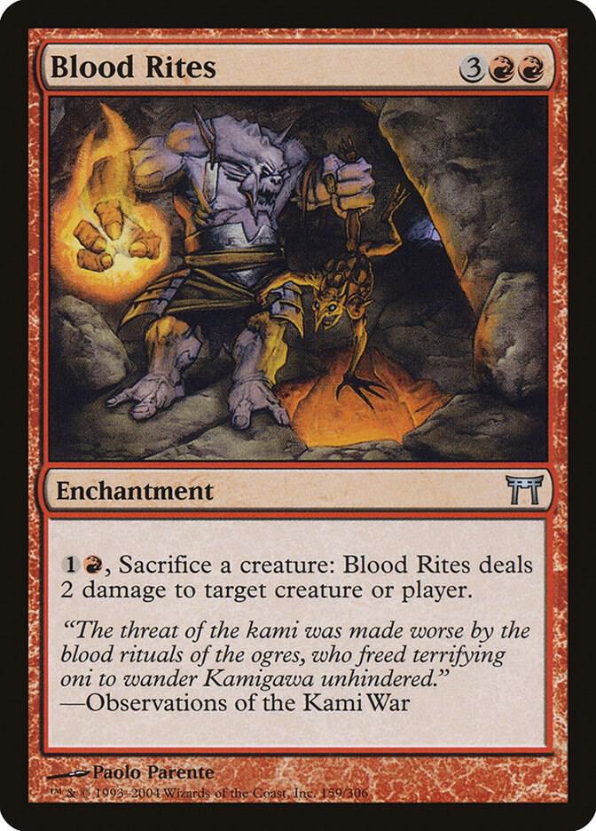 Blood Rites 159 card from Champions of Kamigawa