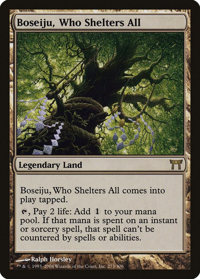 Boseiju, Who Shelters All 273 card from Champions of Kamigawa