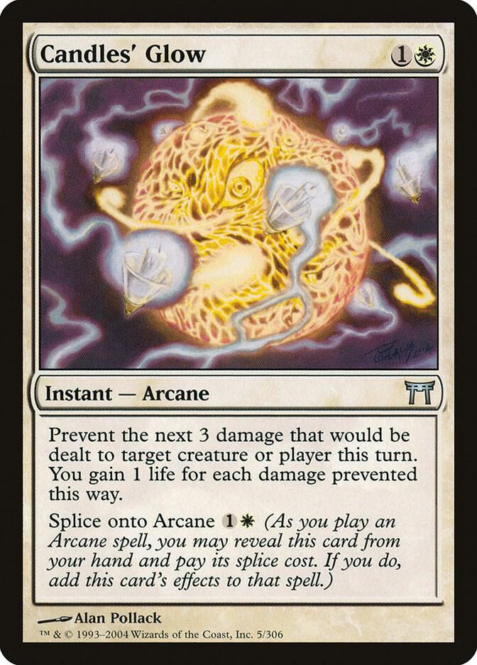 Candles' Glow 5 card from Champions of Kamigawa