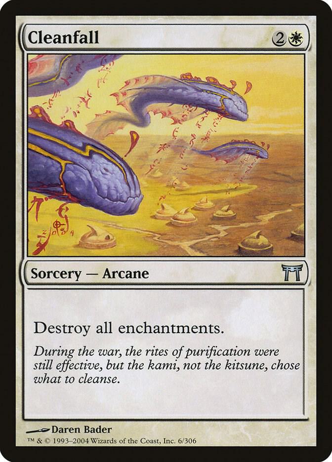 Cleanfall 6 card from Champions of Kamigawa