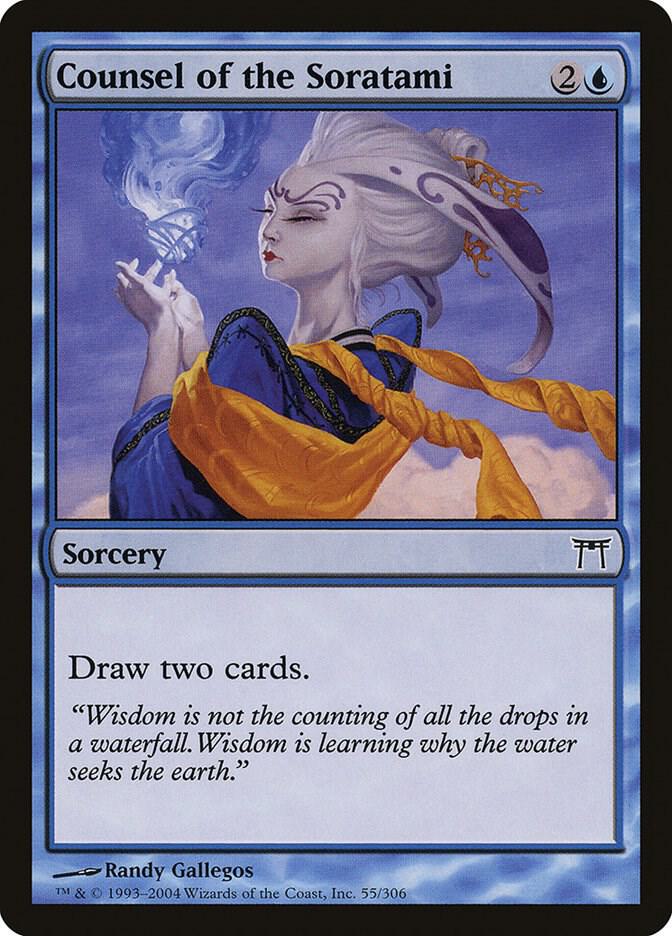 Counsel of the Soratami 55 card from Champions of Kamigawa