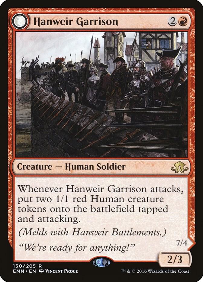 Hanweir Garrison 130 card from Eldritch Moon