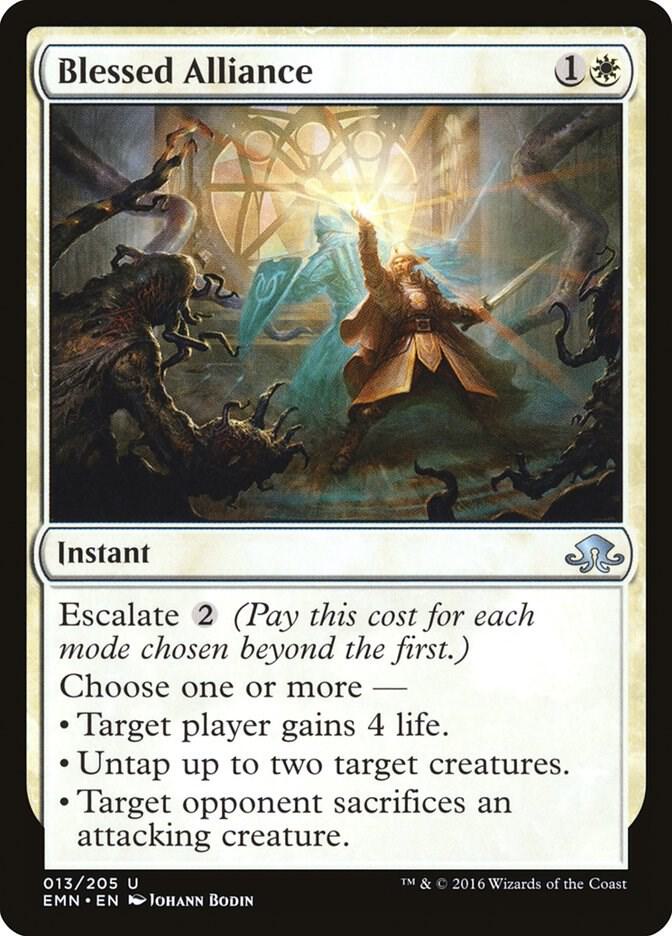Blessed Alliance 13 card from Eldritch Moon