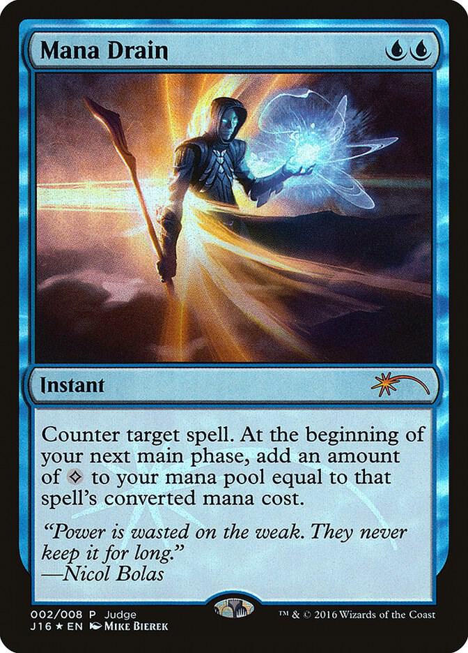 Mana Drain 2 card from Judge Promos