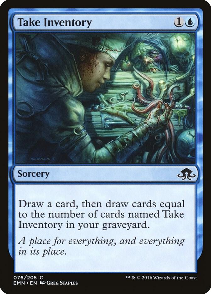 Take Inventory 76 card from Eldritch Moon