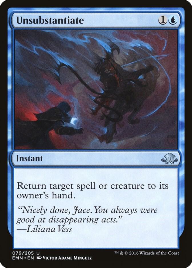 Unsubstantiate 79 card from Eldritch Moon