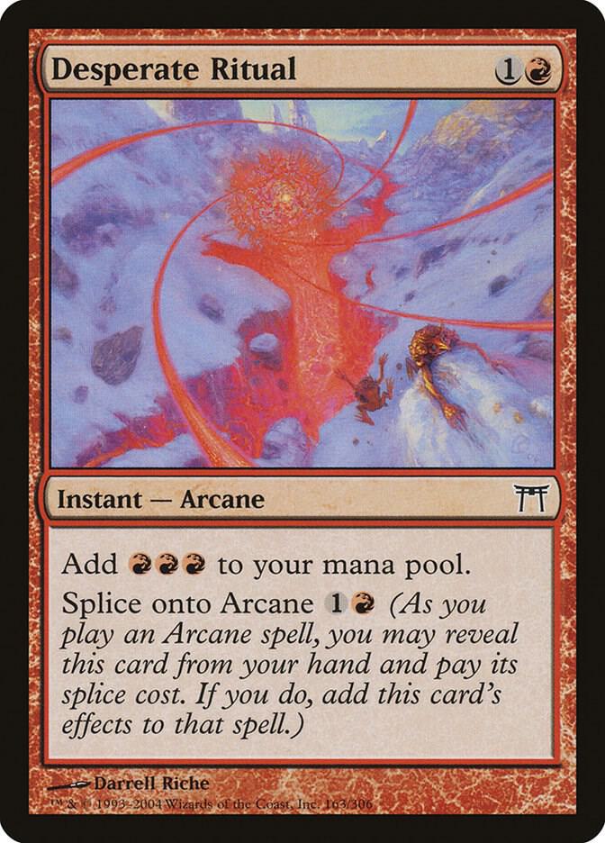 Desperate Ritual 163 card from Champions of Kamigawa