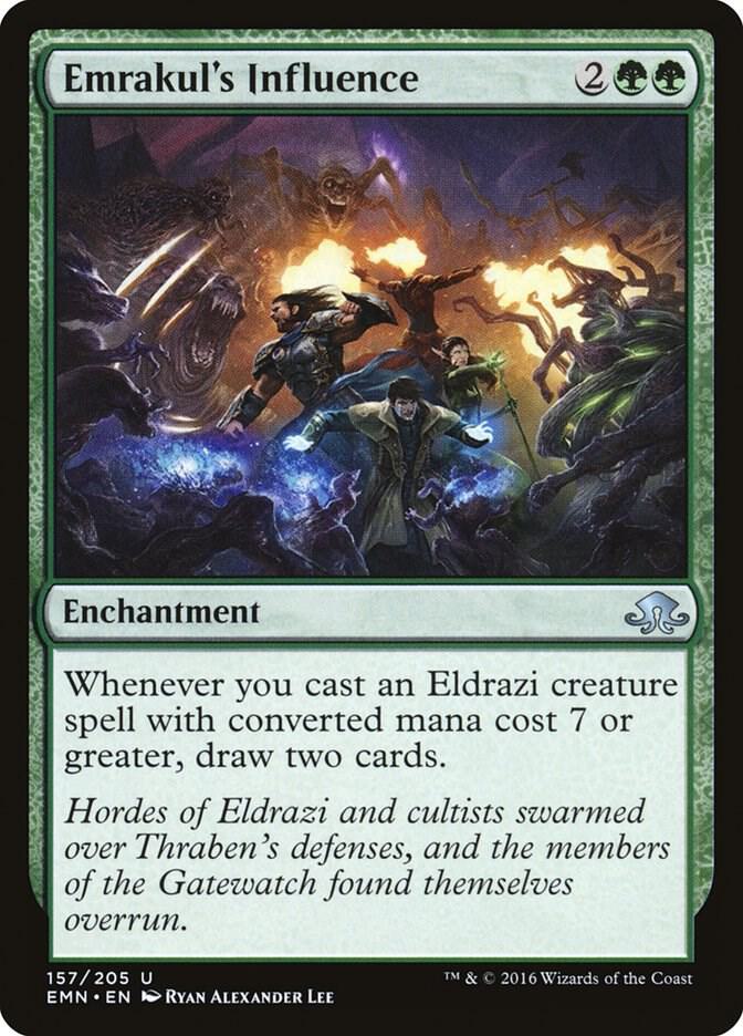 Emrakul's Influence 157 card from Eldritch Moon