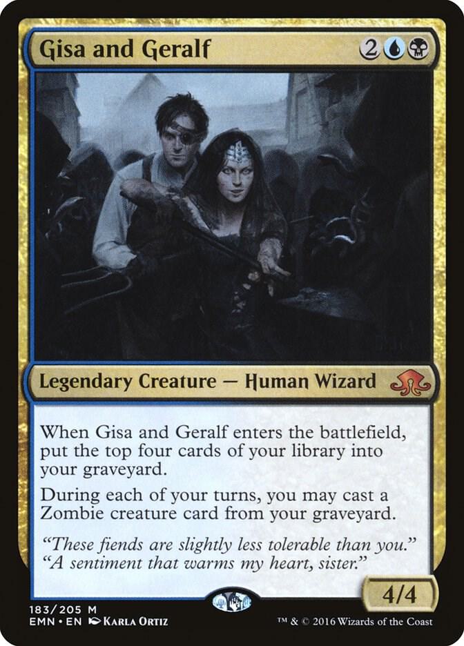 Gisa and Geralf 183 card from Eldritch Moon