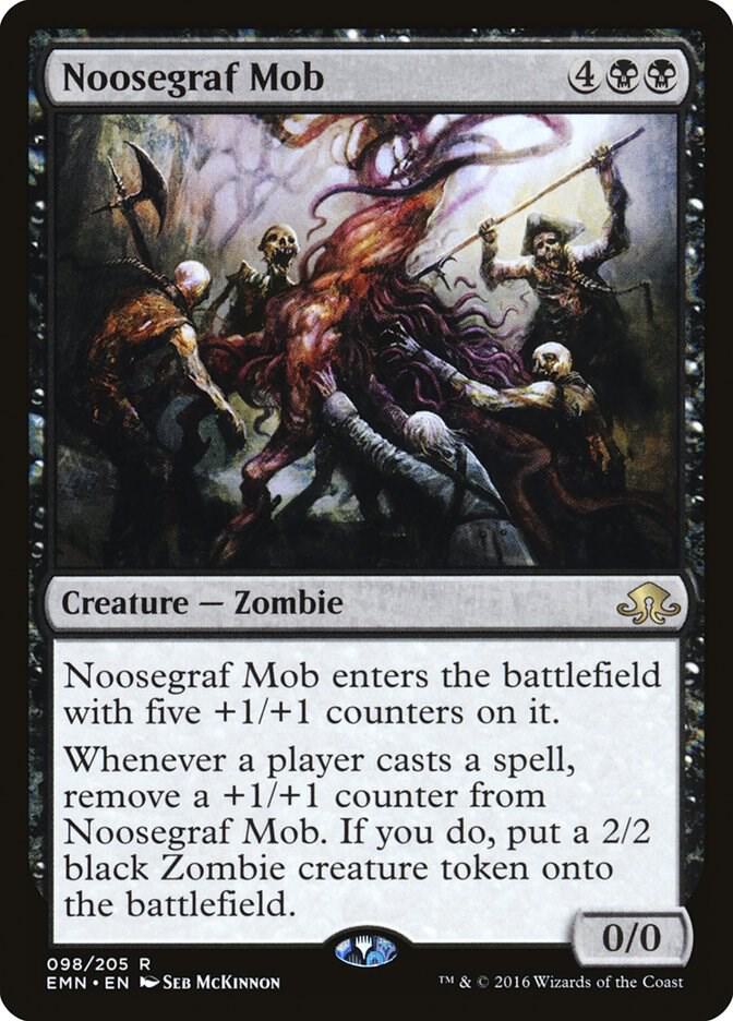 Noosegraf Mob 98 card from Eldritch Moon