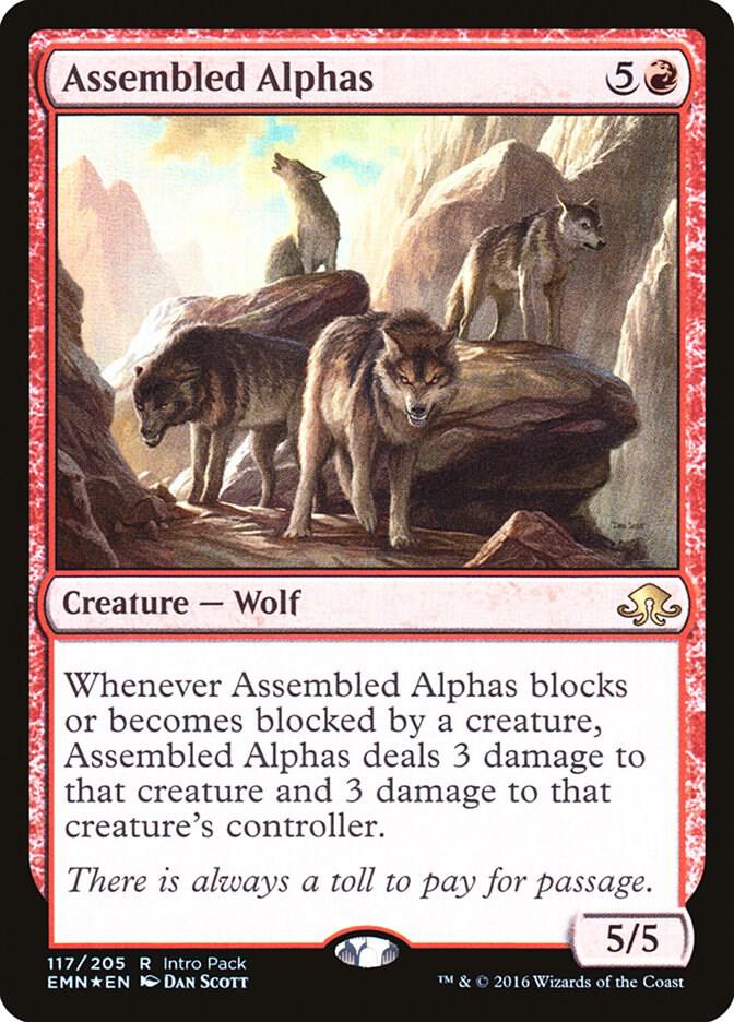 Assembled Alphas 117 card from Unique and Miscellaneous Promos