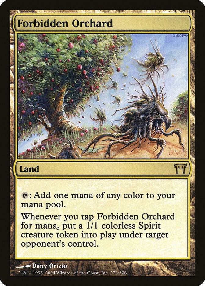 Forbidden Orchard 276 card from Champions of Kamigawa