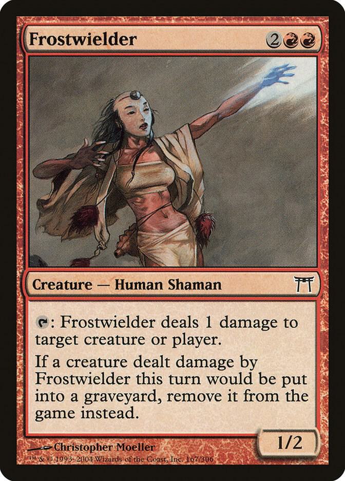 Frostwielder 167 card from Champions of Kamigawa