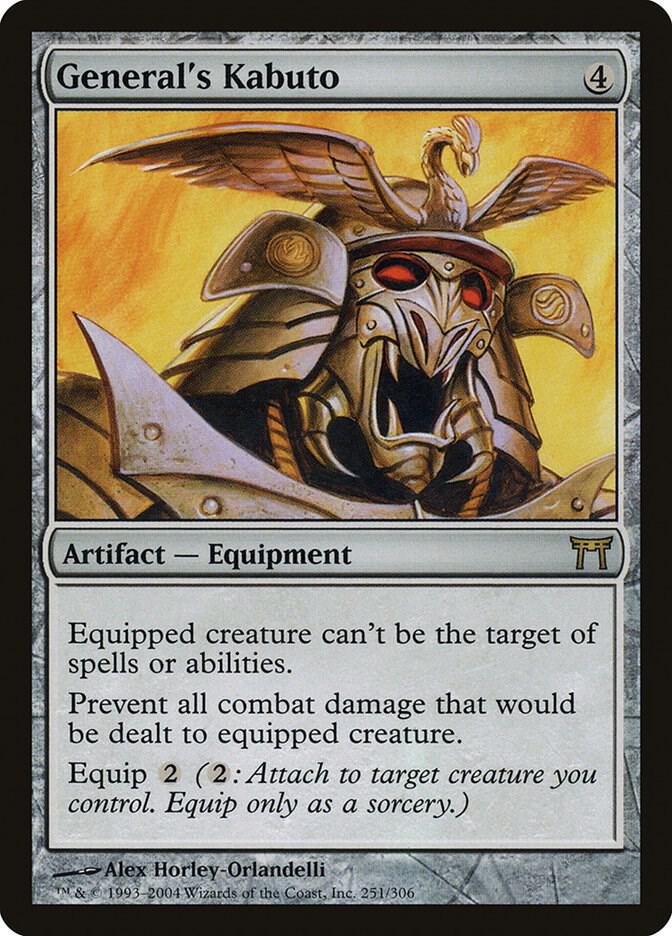 General's Kabuto 251 card from Champions of Kamigawa