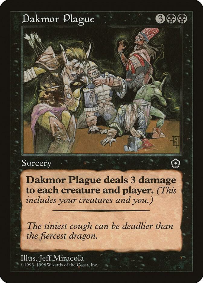Dakmor Plague card from Portal Second Age